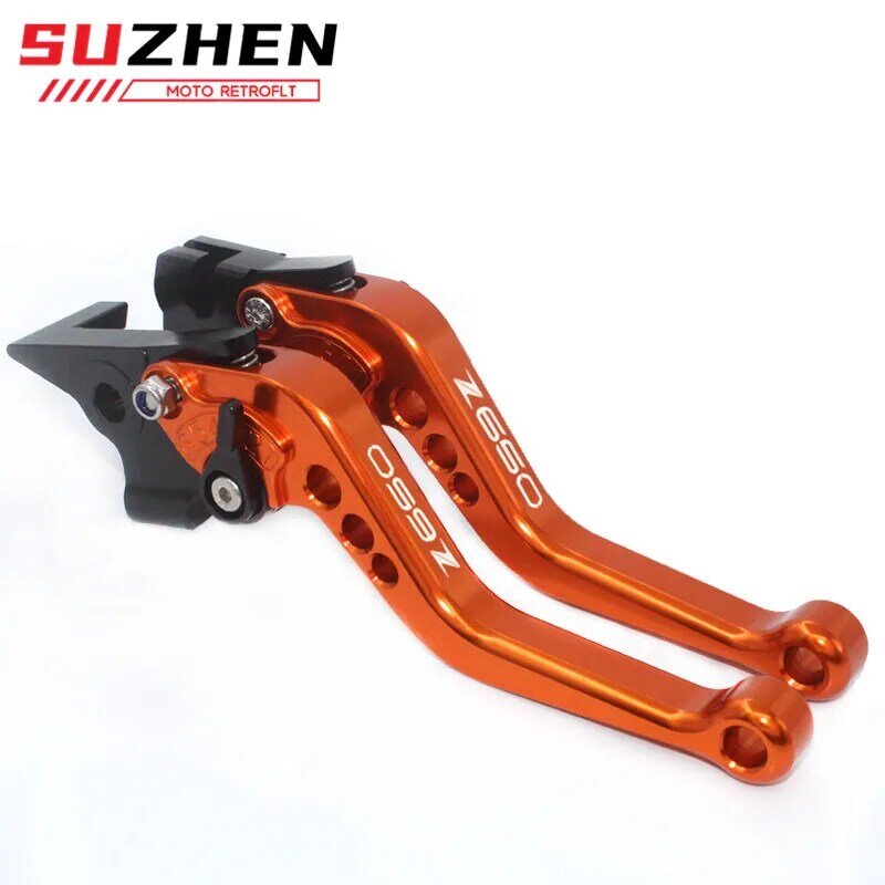 For Kawasaki Z650 Z-650 2017 2018 2019 2020 2021 2022 2023 Accessories Motorcycle Short Brake Clutch Levers Handle