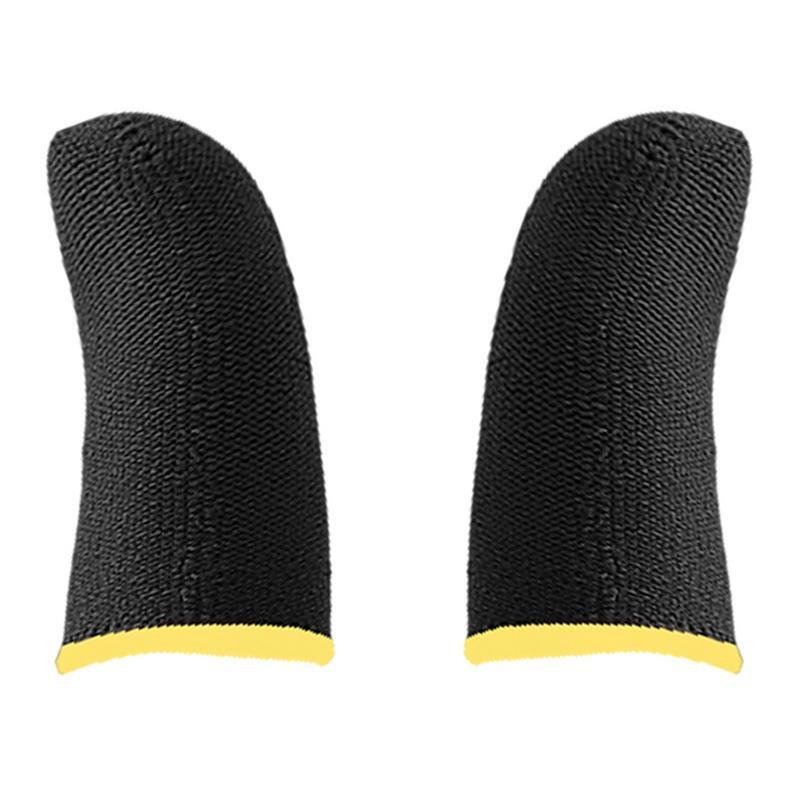 Video Game Finger Sleeves Game Finger Cots For Mobile Sweat-proof Anti Slip Finger Glove Game Controller Carbon Fiber Sleeve