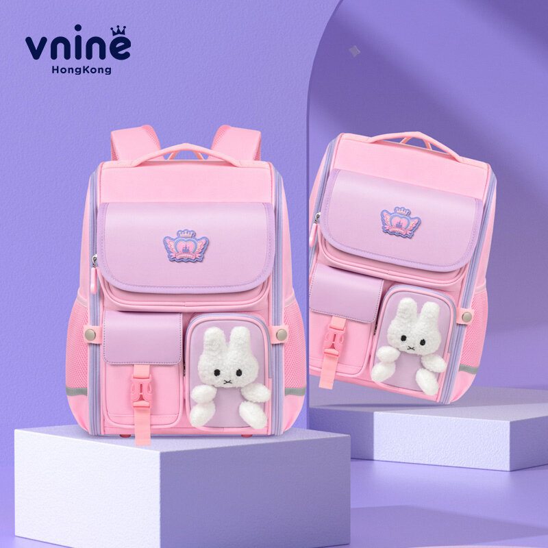 VNINE backpack for elementary school girls and children, super lightweight backpack for girls in grades one to four