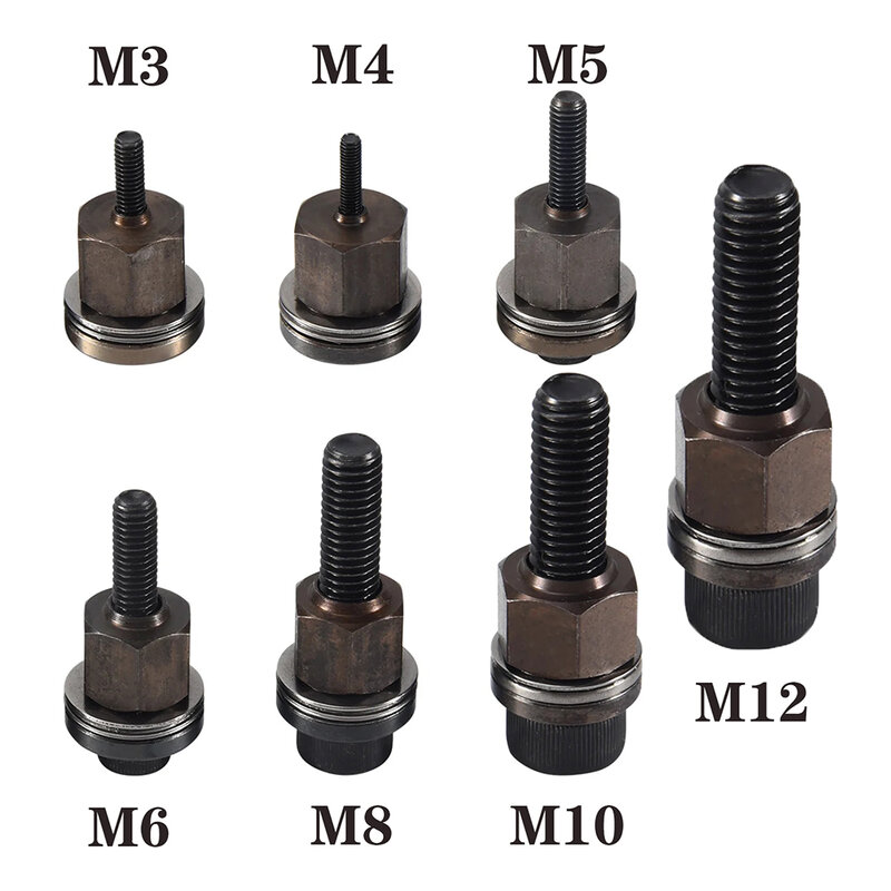 1PC M3 M4 M5 M6 M8 M10 M12 Hand Rivet Nut Gun Head Nuts Simple installation Riveter Rivnut Tool Accessory For Nuts