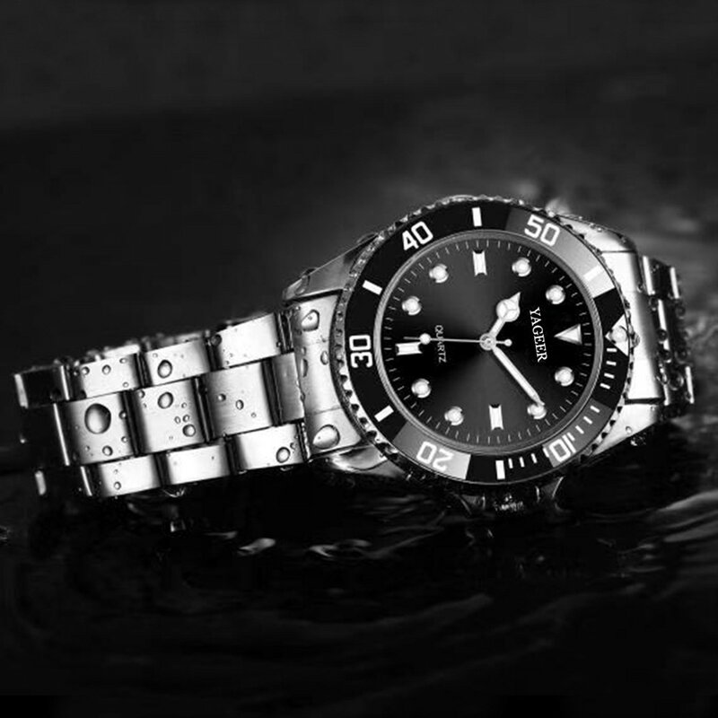 Montres-bracelets à quartz étanches pour hommes, montre-bracelet numérique précise, montres pour hommes généreuses