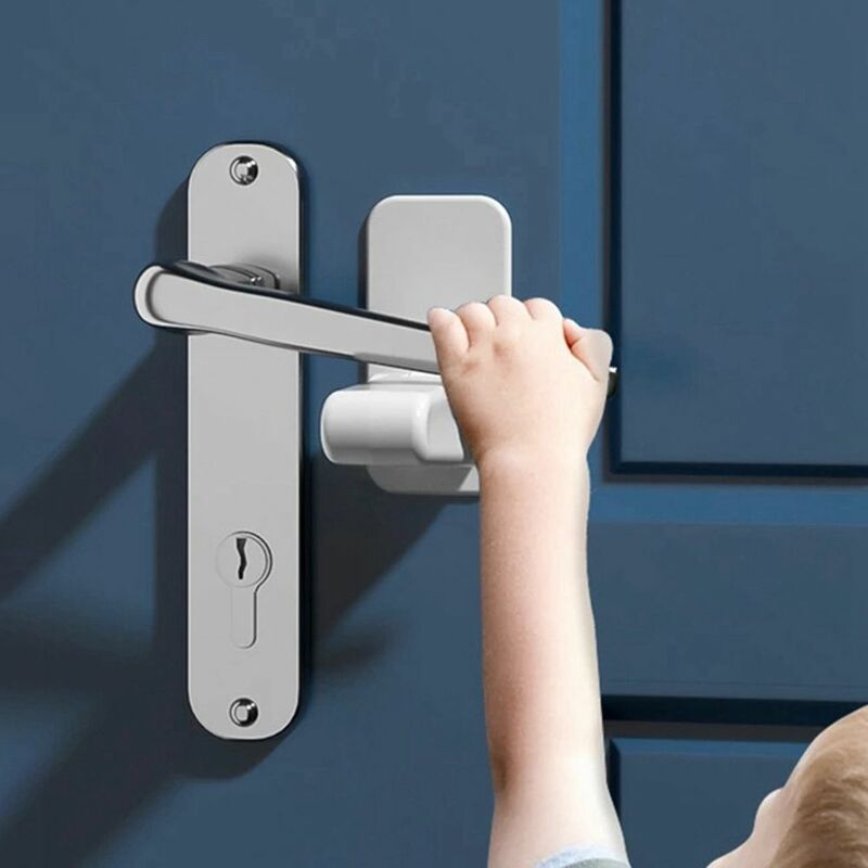 Baby Safety Lock Switch Insurance Window Limiter Draagbaar Raam Slot Deurhendel Slot Bescherming Kind Veiligheidsslot