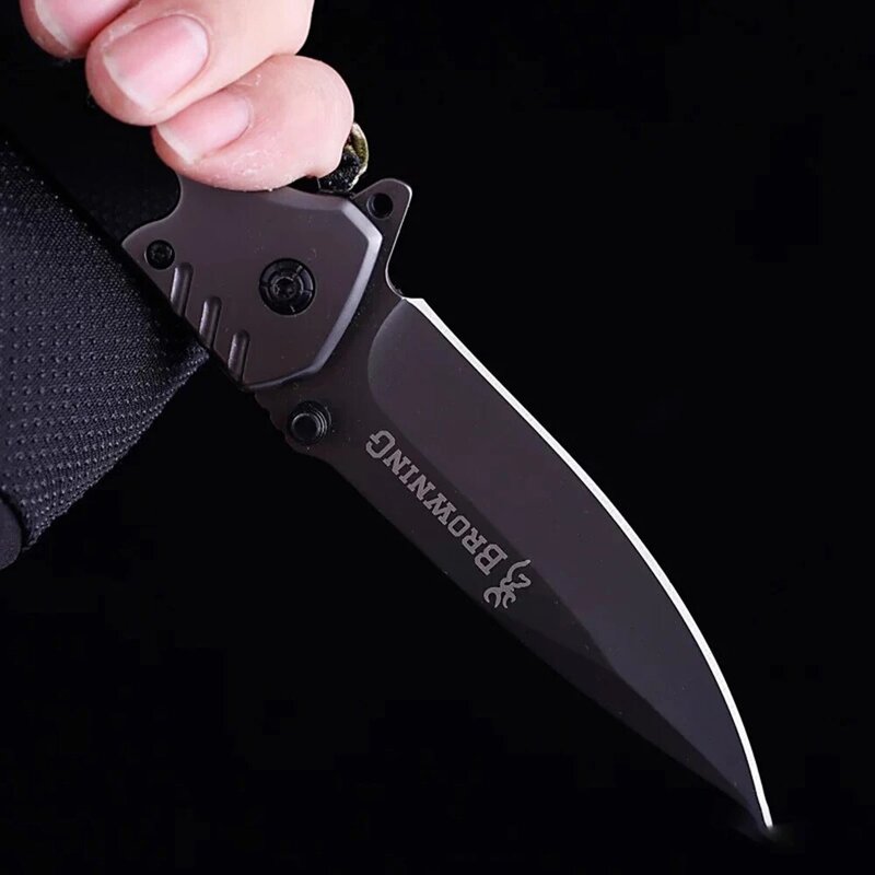 Cuchillos militares de bolsillo multifuncionales para exteriores, cuchillo táctico plegable G10, mango de autodefensa, herramienta EDC