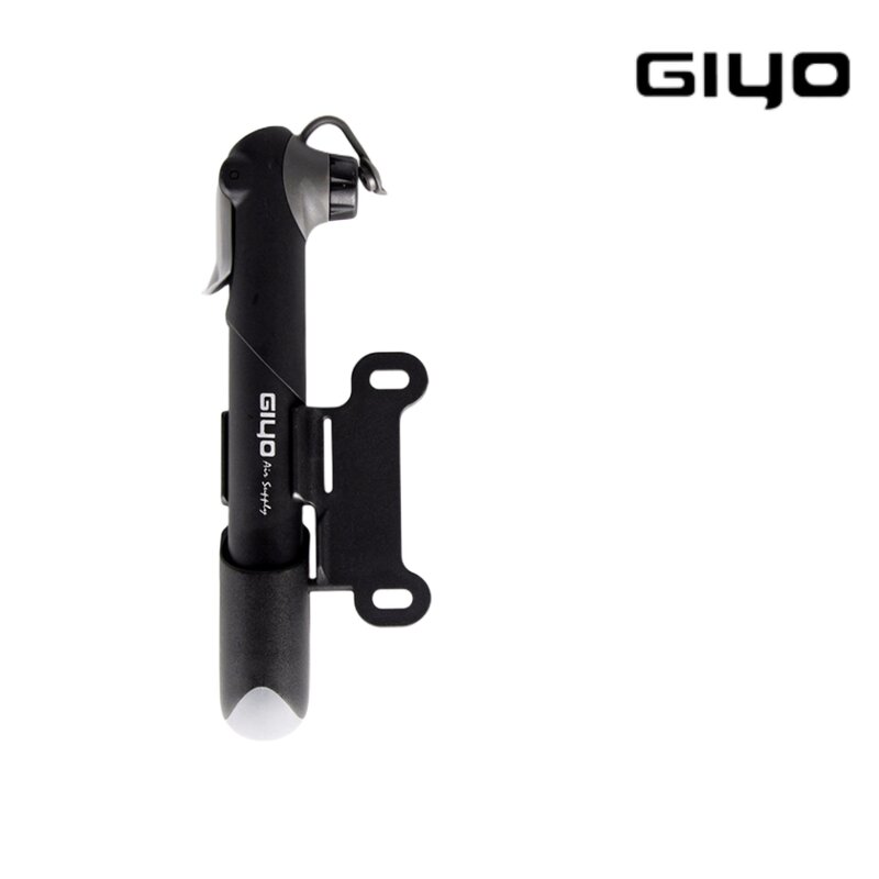 GIYO Original Bicycle Inflator Outdoor Accessories Barometer Mini Portable Pump For Schrader valve  French valve SV (AV)  PV(FV)