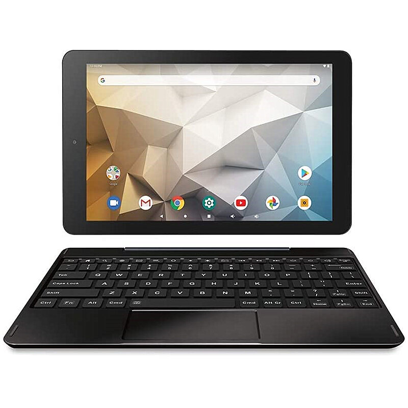 Android 10 RCT6 Quad Core Tablet, 10.1 Polegada, 2GB de RAM, DDR3 + 16GB, MT8167, Tela IPS, WiFi, Câmera dupla, 1280x800, Mais novo