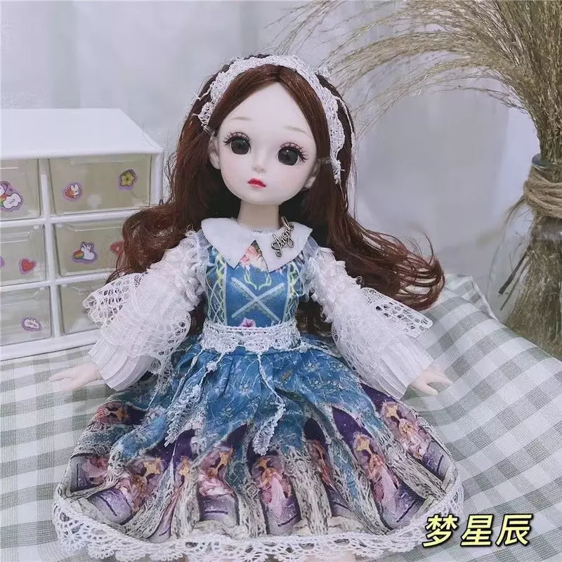 bjd doll 12 inch movable joints 1/6 doll with clothes girl toy pullip