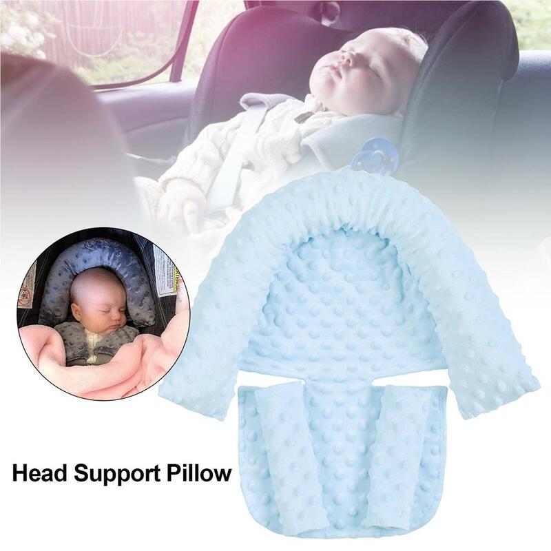 Almohada para asiento de coche de bebé, soporte para cabeza y cuello, reposacabezas, cojín para dormir