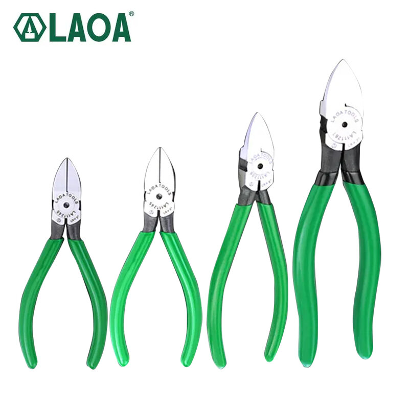 LAOA-CR-V Alicates Plásticos para Jóias, Fio Elétrico, Cortadores de Cabo, Corte Side Snips, Ferramenta Eletricista, 4.5 ", 5", 6 ", 7"