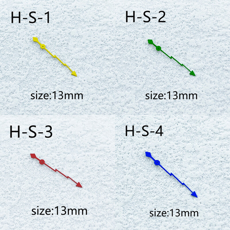 Nowo zmodyfikowany wskaźnik NH35 Używana kolorowa błyskawica nadaje się do akcesoriów do zegarków z mechanizmem NH36 w powietrzu