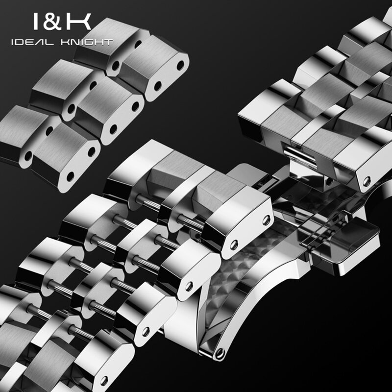 Ideal Knight-Montre mécanique automatique pour homme, niveau préféré, bande d'acier de précision SION L, mouvement tourbillon, bracelet multiple masculin