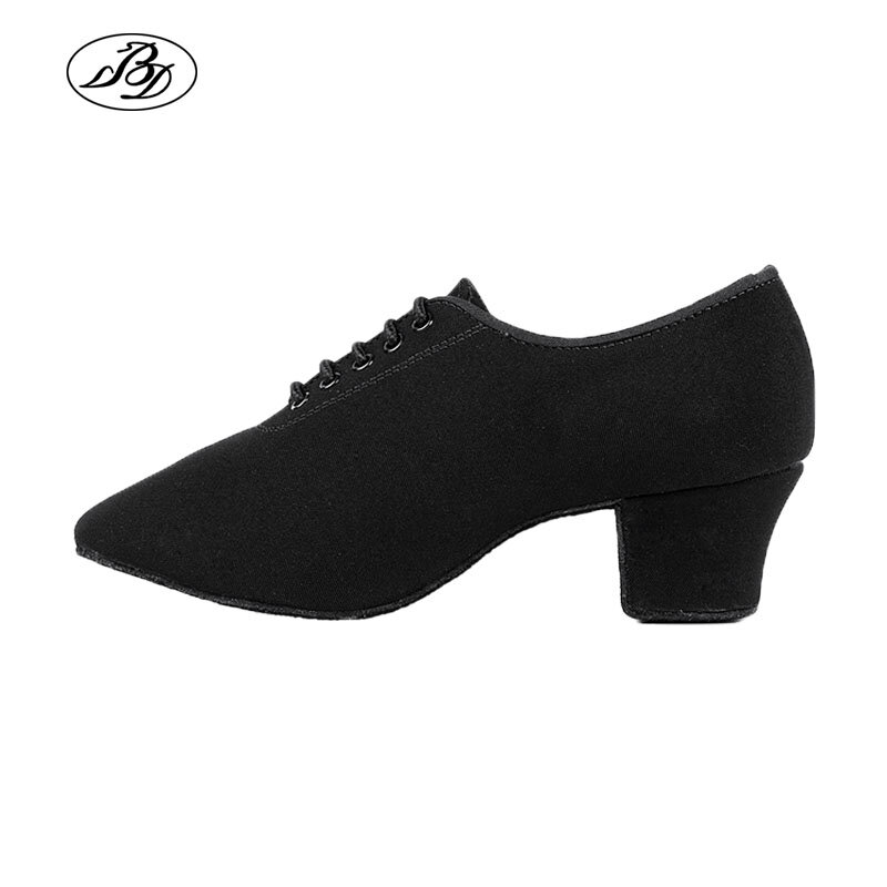 Dancesport/женская танцевальная обувь BD Dance T1; Танцевальная обувь из парусины; Женская танцевальная обувь; Обувь для бальных танцев; Стандартная обувь