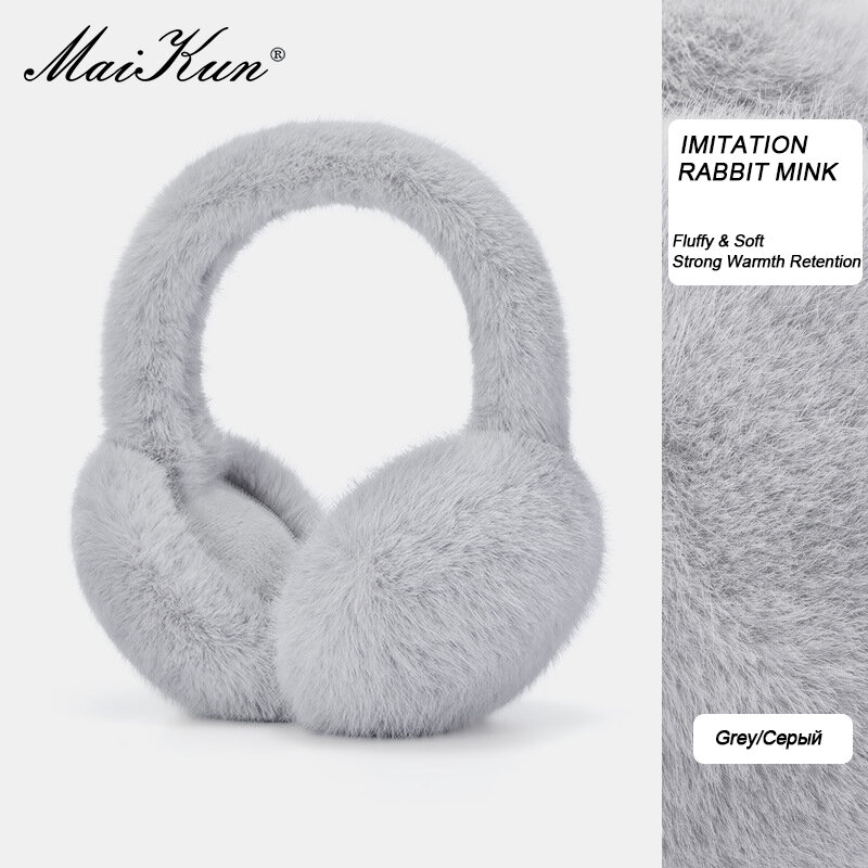 Maikun-orejeras térmicas que combinan con todo, bolsas engrosadas para las orejas de ciclismo, imitación de conejo, Marten, otoño e invierno, novedad