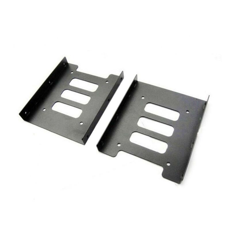 Metal SSD Solid State Disk Stand, Caddy Tray Suporte, SATA Suporte de disco rígido, 2.5 "a 3.5"