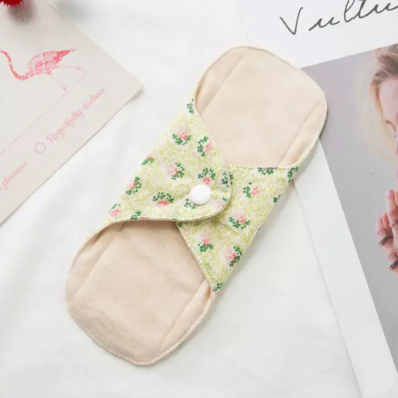 Couche-culotte réutilisable pour adultes, 2 pièces/lot, calandre menstruelle, serviettes hygiéniques douces et lavables