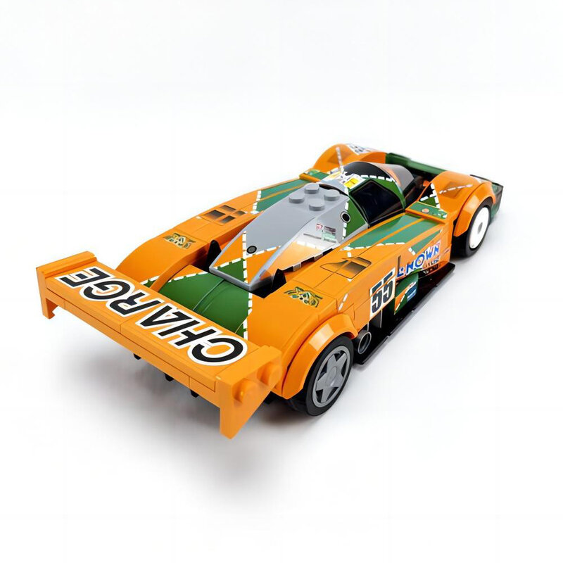 MOC Speed Champions Building Blocks, 24 Horas de Le Mans, modelo de carro esportivo urbano, brinquedo de tijolo, presente de Ano Novo, 787B, 1991, 261 peças