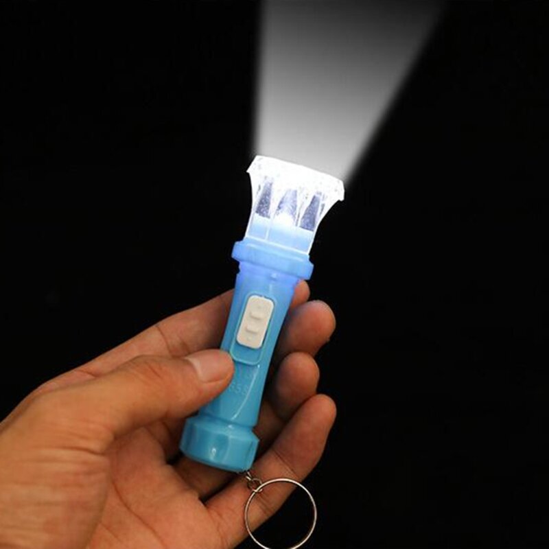 10 ชิ้น MINI LED ไฟฉายพวงกุญแจปาร์ตี้สำหรับเด็กผู้ใหญ่ Pocket Light