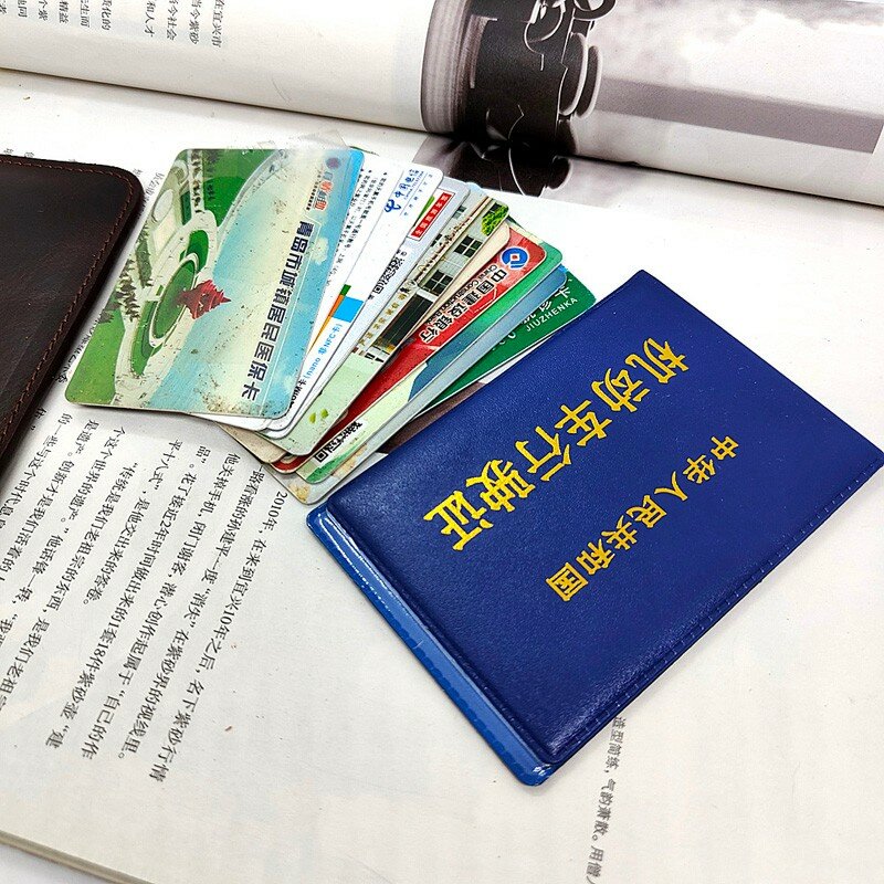 الخصر حقيبة حزام جلد طبيعي الحقيبة رقيقة جدا حزمة مراوح رخصة القيادة حافظة بطاقات الهوية محفظة للرجال LHD-J