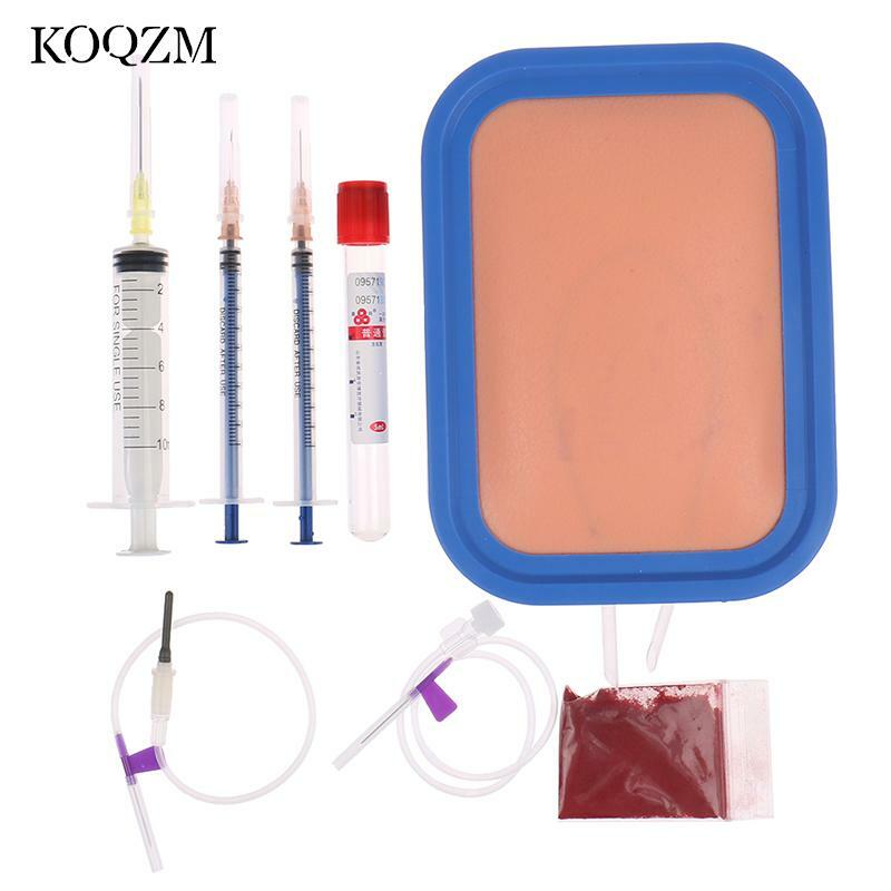Realistic Injection Pad Training Kit Injection Module With Blood Returning