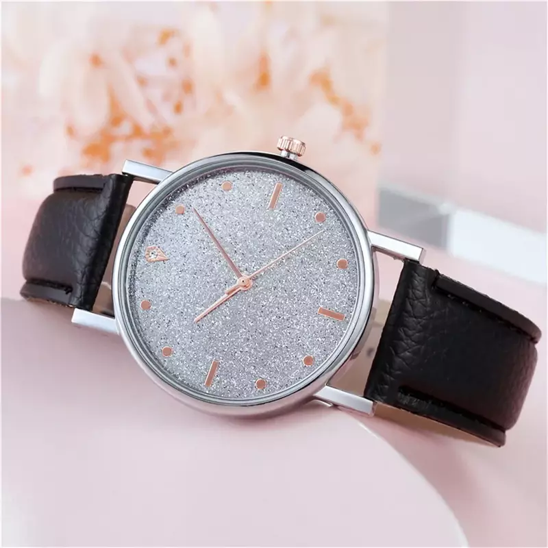 Orologio Da Donna-Reloj de pulsera redondo para mujer, relojes de lujo, reloj de cuarzo, esfera de acero inoxidable, reloj de pulsera informal