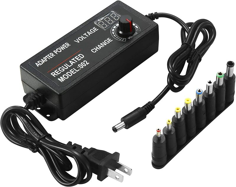 Universal Adjustable AC Adapter 100-240v 50-60hz 3-24v 2A Switching Adjustable Voltage Output Variable power supply