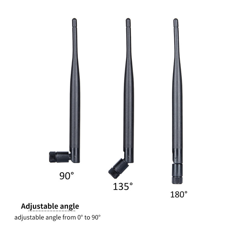 Antena WiFi inalámbrica para enrutador, conector macho, tarjeta de red, Dron, cámara IP, Cable Pigtail, 2 psc, 2,4 GHz, 6dBi, SMA