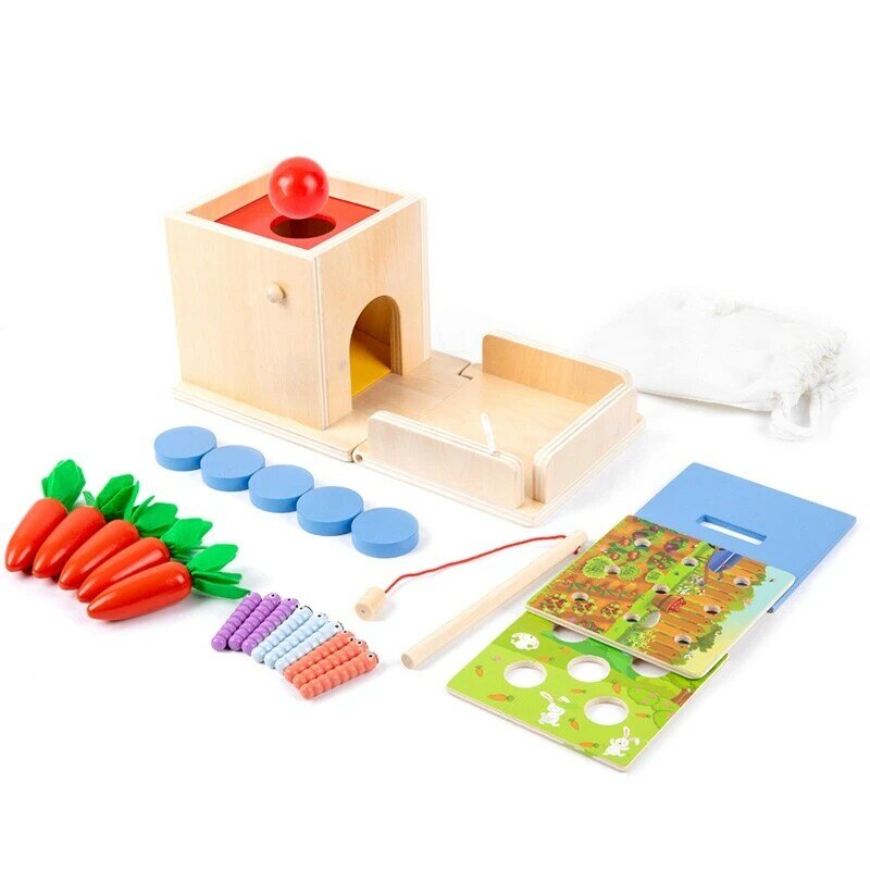 교육용 나무 게임 세트 3-5 세 어린이용, 재미있는 지능 증진 장난감