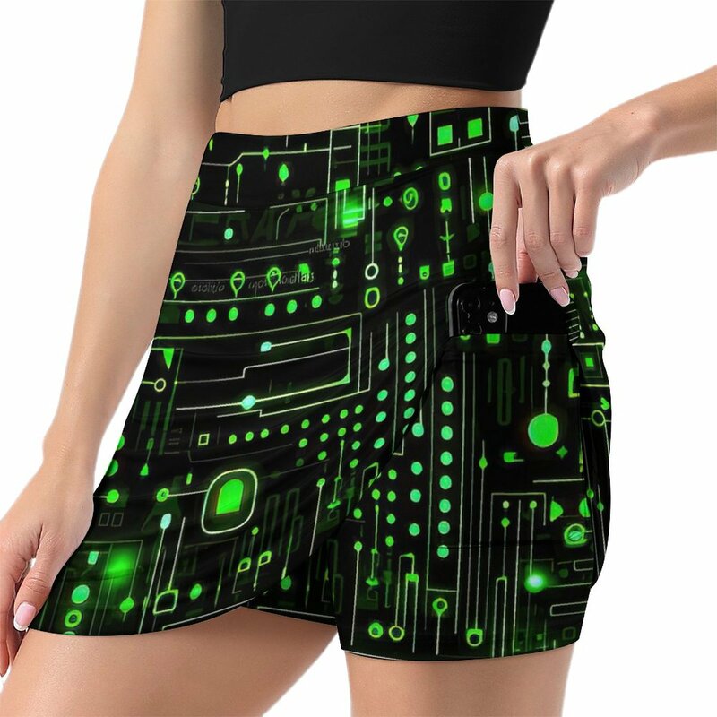 Женская летняя юбка-брюки Alien в стиле ретро