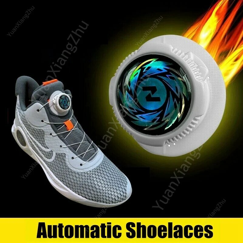 Cordones automáticos con hebilla giratoria para zapatillas de deporte, cordones elásticos sin corbatas para adultos y niños, accesorios para zapatos, 1 par