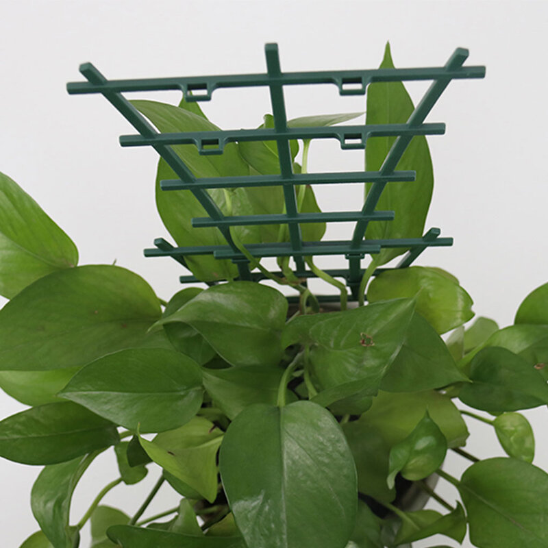 6pcs Plastic Handy Plant Shelves For Balcony Gardens Plant Display Sturdy Support Plant Accessories Black