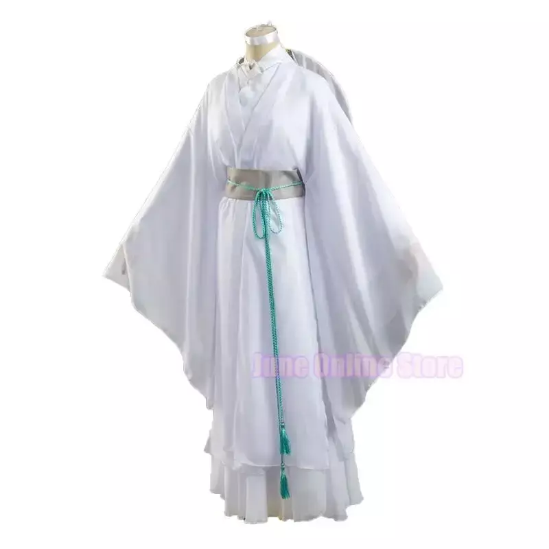Anime Xie Lian Cosplay Costume Tian Guan Ci Fu Xielian Cosplay Costumes Top Wigs Halloween Prop Men Women White Han Fu Clothes