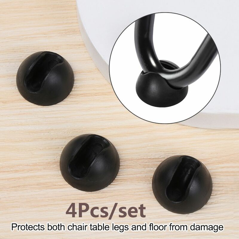 Wear-resistant Protective Tip Floor Protector Furniture Feet Covers Anti-slip Pad Hairpin Chair Leg Caps Table Pads
