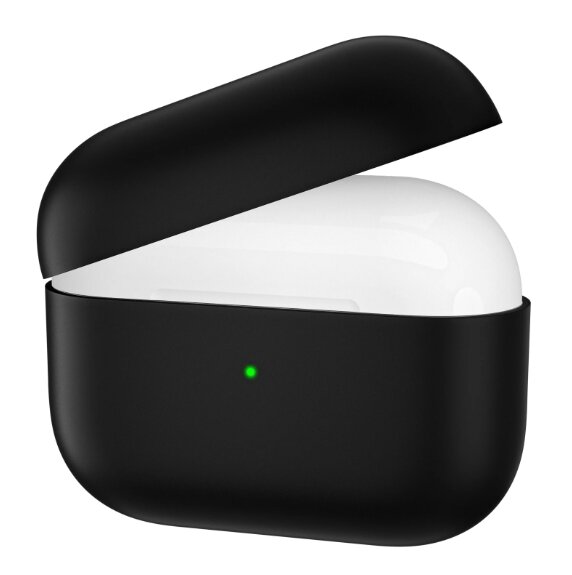 Capa de silicone para Apple Airpods Pro, Fone de ouvido Bluetooth com gancho, Acessórios protetores, 3 adesivos Skin