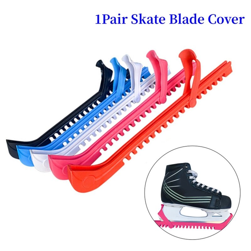 1 Paar Schlittschuhe Skating Blades Protector Schuhe schützt praktische Abdeckungen verstellbare Schutzhülle Klingen hülse