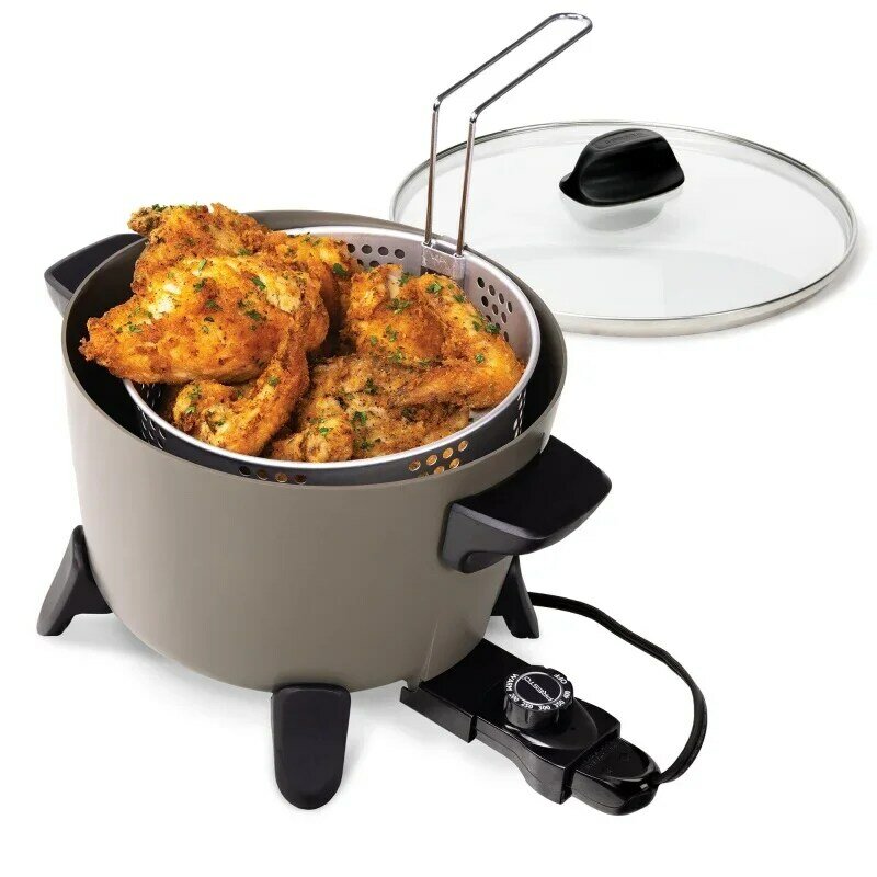 Presto big kettle ceramic deep fryer/Multi-cooker, 06026 New