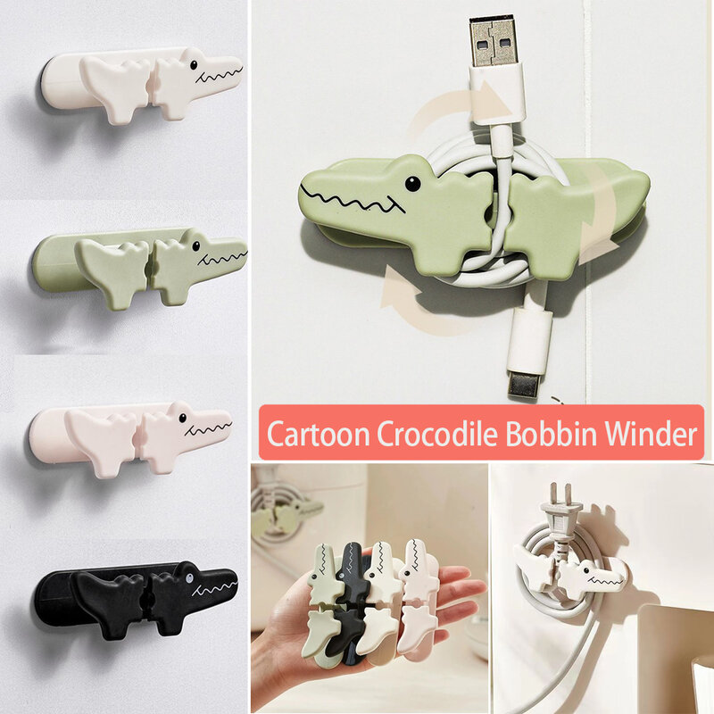 Laptop Desktop Adhesive Cord Winder Wrapper Holder Cable Organizer Cord Organizer for Office Appliances Cable Wrap Wire Storage