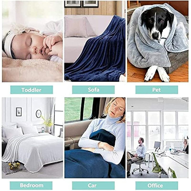 Fleece Throw Blanket Ultra Soft Cozy Decorative Flannel Blanket All Season for Home Couch Bed Chair Travel