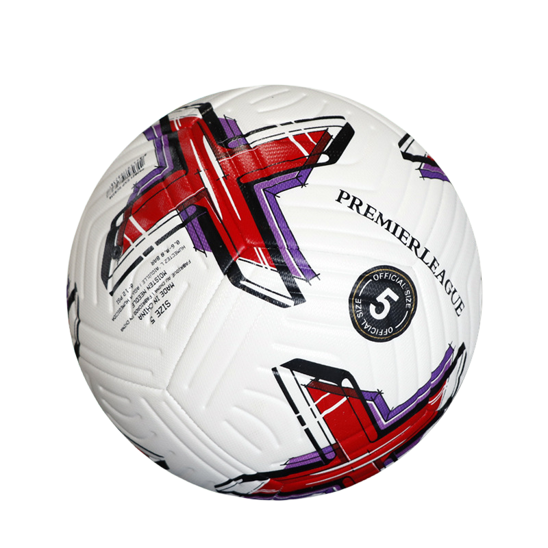 Balón de fútbol oficial, tamaño 5, desgaste de tres capas, duradero, suave, cuero de PU, sin costuras, Partido de equipo de fútbol, juego de tren en grupo