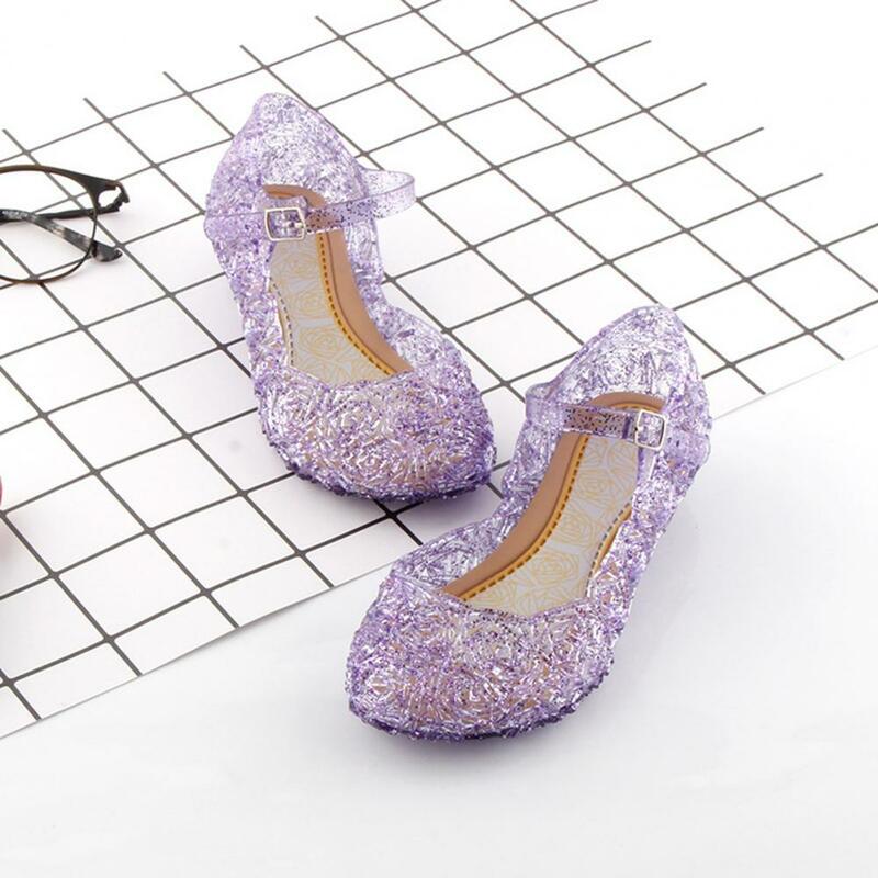 1 пара шикарные сандалии для девочек Изысканная легкая обувь для девочек Изящные красивые детские сандалии