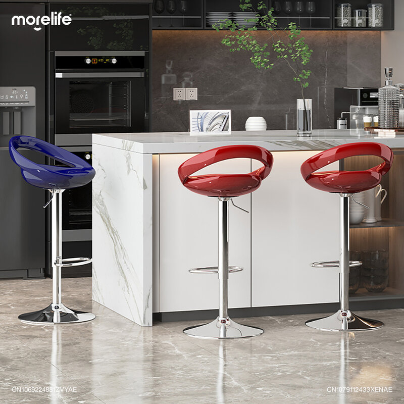 Skandynawski krzesła barowe domowy stołek z wysokimi nogami lekki luksusowy, kreatywny nowoczesny minimalizm podnoszący fotel do kasa sklepowa kawy