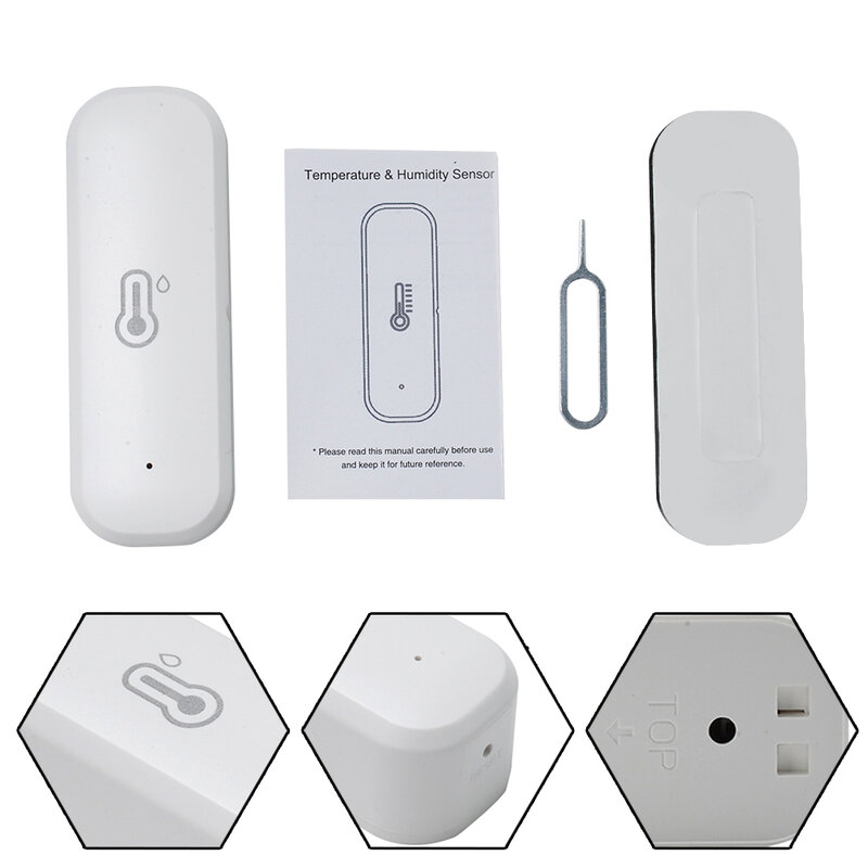 Tuya-Detector de temperatura y humedad para el hogar, dispositivo con WiFi, monitoreo remoto, necesidades diarias