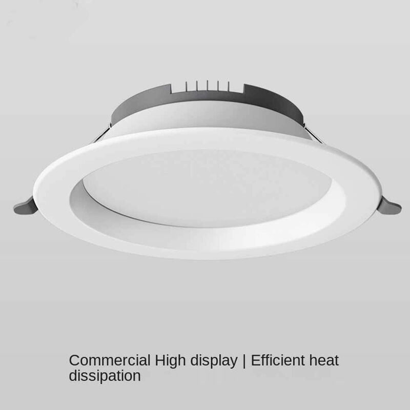 오목 LED 다운라이트 작은 에너지 절약 스포트 라이트, 천장 램프, 눈부심 방지 다운 조명, 침실, 5W, 9W, 12W