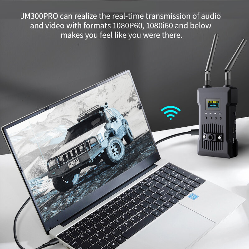 FORRBETDIS-sistema de transmisión de vídeo inalámbrico JM300 Pro 4K, Mini UHD 1080P y 4K, transmisor de imagen compatible con HDMI, receptor, nuevo