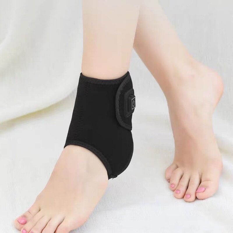 Salud eléctrica caliente articulación Brace envolver alivio del dolor calefacción almohadilla para tobillo masajeador con calefacción
