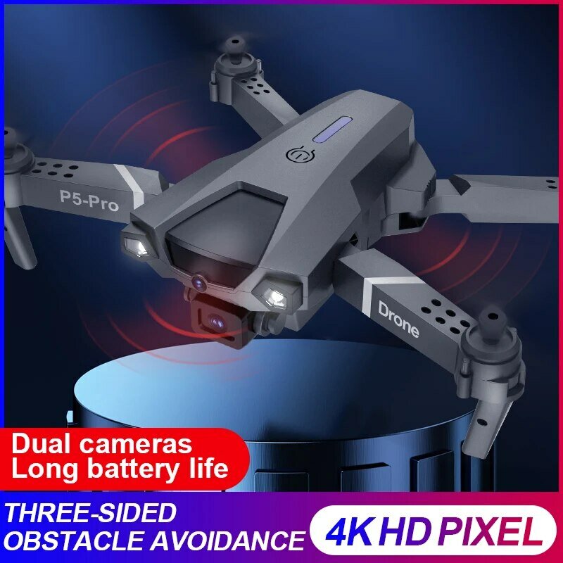 P5 Unmanned Aerial Vehicle Optical Flow Dual Camera Four Axis AircraftThree Sided Obstacle Avoidance Remote Control Aircraft