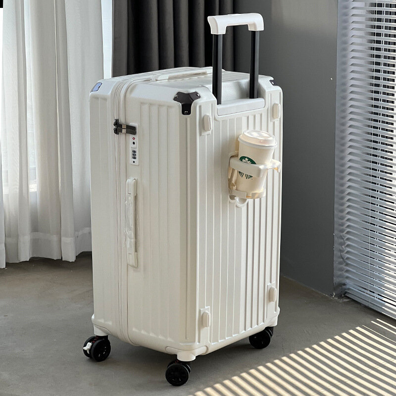 Новый женский чемодан, 26-дюймовый противоударный вместительный чемодан на колесиках чехол 30-дюймовый студенческий чемодан с комбинированным замком