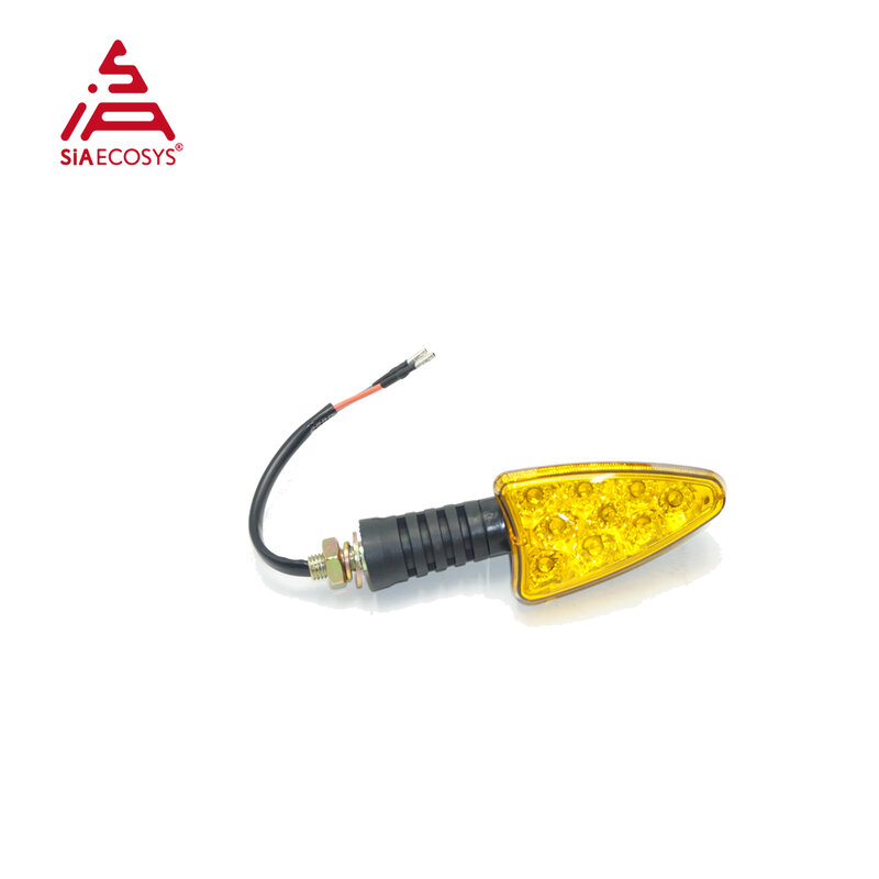 SIAECOSYS 12V Universal Motorcycle Turning Signal Lights LED Indicator for Scooter and Motorcycle Accessories