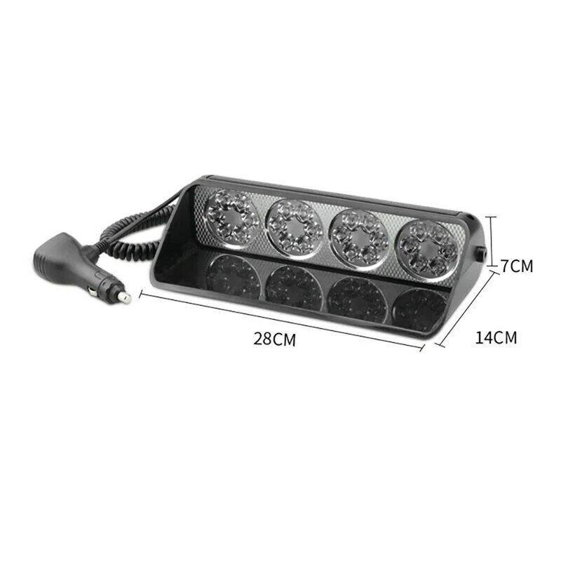 Emergency Dash Strobe Lights Warning Safety Flashing Lights With Suction Cups For Construction Vehicles Trucks