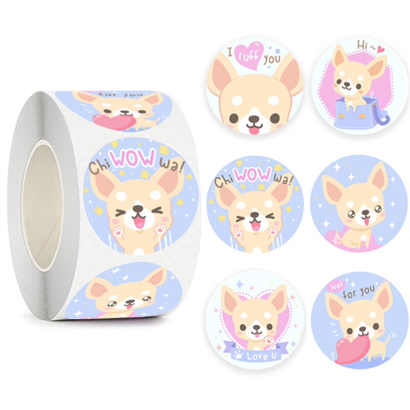 100-500pcs Cartoon Animal Reward Stickers for Kids Cute Gift Decor Stickers Labels School Encourage Children Stationery Stickers