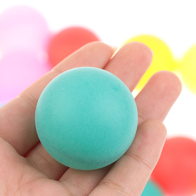 50 sztuk/paczka kolorowe piłki do ping-ponga 40MM rozrywka piłeczki do tenisa stołowego do gry matowe mieszane kolory