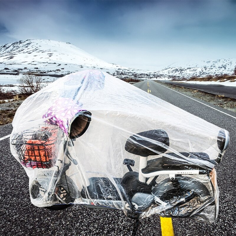Cubierta a prueba polvo para motocicleta, funda protectora solar para Scooters y bicicletas eléctricas, cubierta impermeable